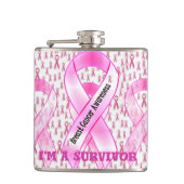 Ich bin ein Überlebender_ Flachmann (Vorderseite)