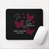 Ich bin ein Überlebender Hirnaneurysma-Bewusstsein Mousepad (Mit Mouse)