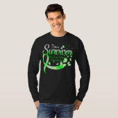 Ich bin ein überlebender Knochen-Knochenmark-Hinte T-Shirt (Vorne ganz)