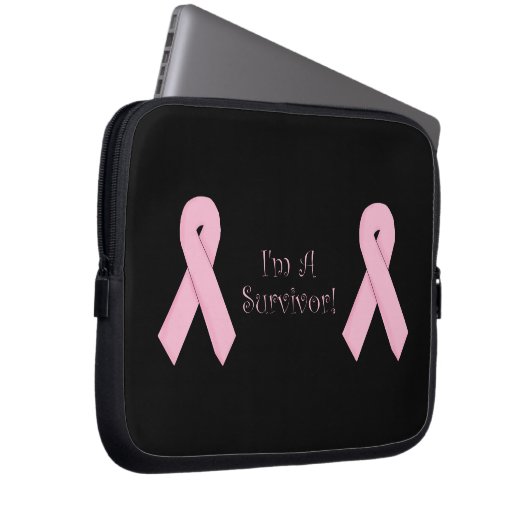 Ich bin ein Überlebender! Laptopschutzhülle (Vorne Rechts)