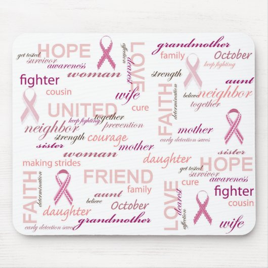 Ich bin ein Überlebender Mousepad (Vorne)
