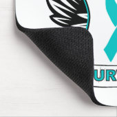 Ich bin ein Überlebender - Ovarialkarzinom Mousepad (Ecke)
