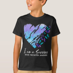 Ich bin ein Überlebender Selbstmordpräventionsbewu T-Shirt