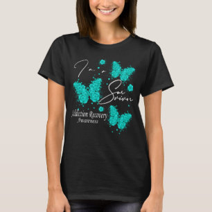 Ich bin ein überlebender Suchtstoff-Erholung-Bewus T-Shirt
