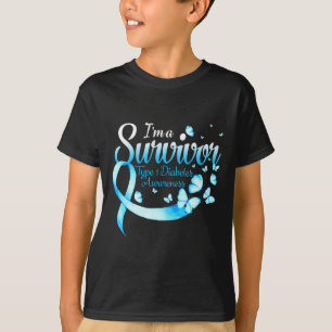 Ich bin ein Überlebender Typ 1 Diabetes Awareness  T-Shirt