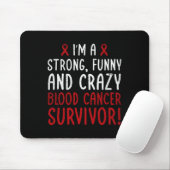 Ich bin ein Überlebender von Blutkrebs! Bronchialk Mousepad (Mit Mouse)