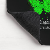 Ich bin ein Überlebender von Gehirnbehinderungen Mousepad (Ecke)