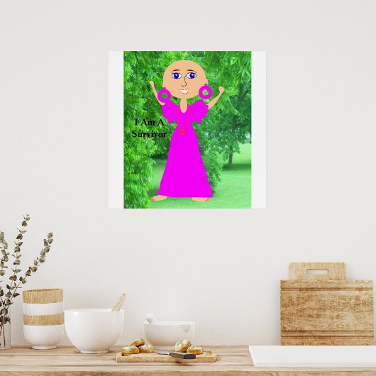 Ich bin ein Überlebenspposter Poster (Küche)