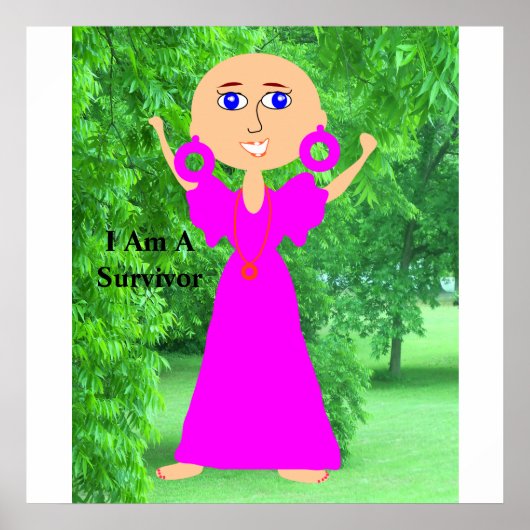 Ich bin ein Überlebenspposter Poster (Vorne)