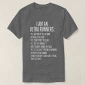 Ich bin ein Ultra-Läufer-Trail und Ultra-Laufend T-Shirt (Design vorne)
