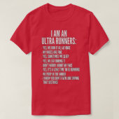 Ich bin ein ultra-Runner-Trail und super-läuft T-Shirt (Design vorne)