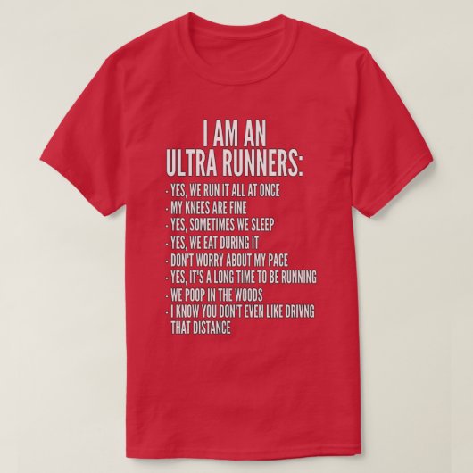 Ich bin ein ultra-Runner-Trail und super-läuft T-Shirt (Design vorne)