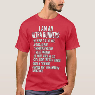 Ich bin ein ultra-Runner-Trail und super-läuft T-Shirt