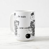Ich bin ein unschuldiges Opfer - Kaffeetasse (Vorderseite Links)