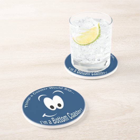 Ich bin ein unten dunkler Untersetzer (Seite)