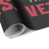 Ich bin ein US-Veteran, dem ich gedient habe, ich Geschenkpapier (Rolleneckpunkt)