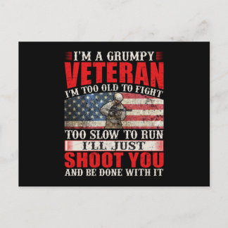 Ich bin ein US-Veteran, ich bedauere nichts Einladungspostkarte