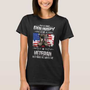 Ich bin ein Vater, der grauenhaft ist und ein Vete T-Shirt