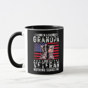 Ich bin ein Vater Großvater Veteran lustiger Vater Tasse