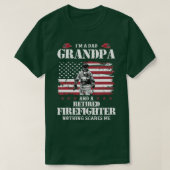 Ich bin ein Vater Opa und ein ermüdeter Feuerwehrm T-Shirt (Design vorne)
