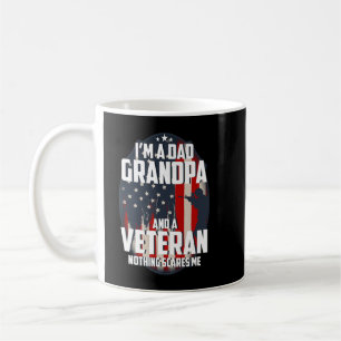 Ich bin ein Vater Opa und ein Veteran Nichts ersch Kaffeetasse