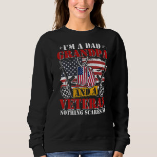 Ich bin ein Vater Opa und eine Veteran-Idee zum Ge Sweatshirt