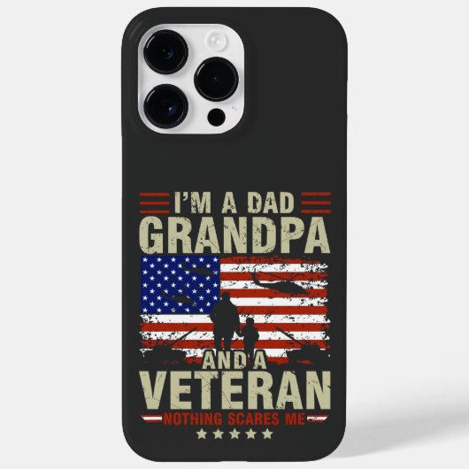 Ich bin ein Vater Opa und Veteran iPhone / iPad Ge Case-Mate iPhone Hülle (Rückseite)