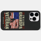 Ich bin ein Vater Opa und Veteran iPhone / iPad Ge Case-Mate iPhone Hülle (Rückseite (Horizontal))