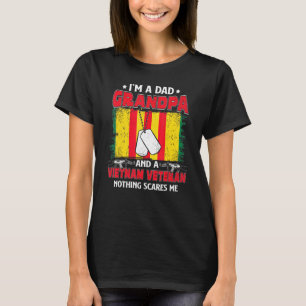 Ich bin ein Vater Opa und Vietnam Veteran Nothing T-Shirt