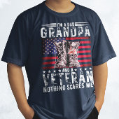 Ich bin ein Vater Opa Veteran Funny Veteran Rente T-Shirt