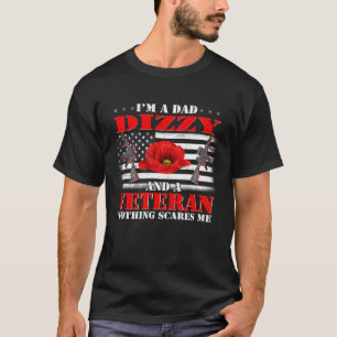 Ich bin ein Vater schwindlig und ein Veteran nicht T-Shirt