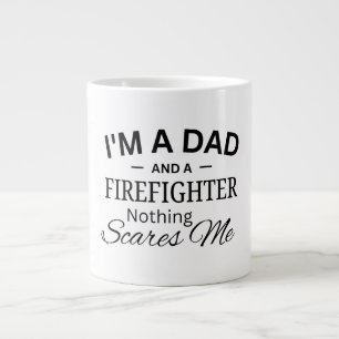 Ich bin ein Vater und Feuerwehrmann, nichts schrec Jumbo-Tasse