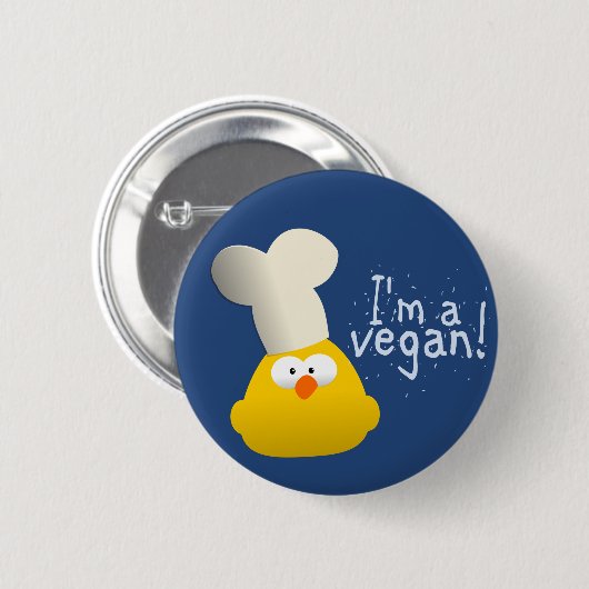 ich bin ein veganes button (Vorne & Hinten)