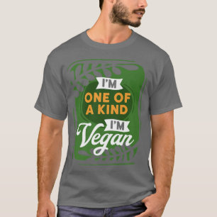 Ich bin ein Veganes Geschenk gesund vegetarisch T-Shirt
