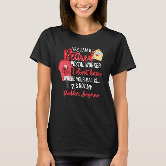 Ich bin ein veralteter Postbote. T-Shirt (Vorderseite)