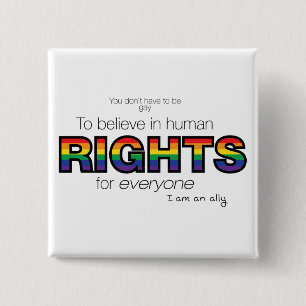 Ich bin ein Verbündeter Button