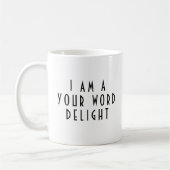 „Ich bin ein ___ Vergnügen“ Lustiger frecher moder Kaffeetasse (Links)