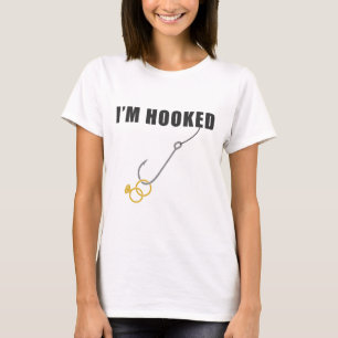 Ich bin ein Verlobung-Ring Ehe Vorschlag Fishi T-Shirt