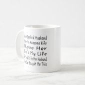 Ich bin ein verwöhnter Mann, ich habe eine Phantas Kaffeetasse (Vorderseite Links)