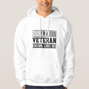 Ich bin ein Veteran, der nichts interessiert mich Hoodie