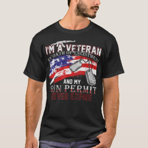 Ich bin ein Veteran, mein Eid vergeht nie, ich bin T-Shirt