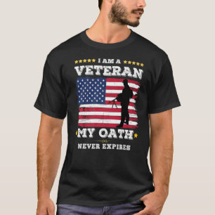 Ich bin ein Veteran, mein Tod vergeht nie den Vete T-Shirt