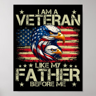 Ich bin ein Veteran wie mein Vater vor mir Poster