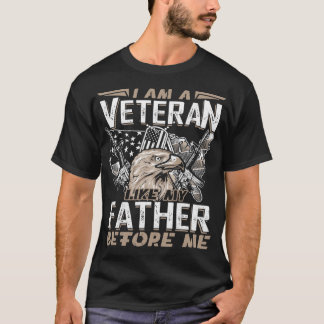 Ich bin ein Veteran wie mein Vater vor Weihnachten T-Shirt
