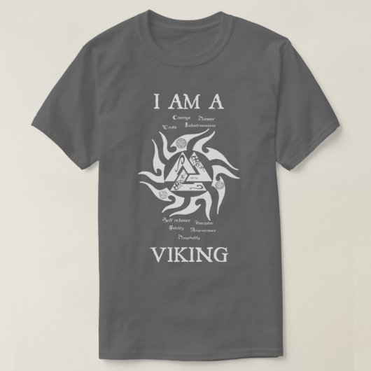 Ich bin ein Viking Valknut 2 T-Shirt (Design vorne)