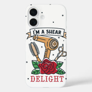 Ich bin ein Vintager Shear Delight iPhone 16 Hülle