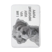 Ich bin ein VIP: Sehr wichtiger Welpe, niedlicher  Badematte (Vorderseite Vertikal)