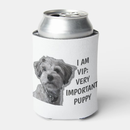 Ich bin ein VIP: Sehr wichtiger Welpe, niedlicher Dosenkühler (Kanne Vorderseite)