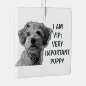 Ich bin ein VIP: Sehr wichtiger Welpe, niedlicher  Keramikornament (Rechts)