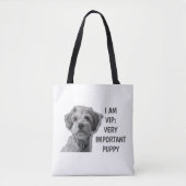 Ich bin ein VIP: Sehr wichtiger Welpe, niedlicher  Tasche (Vorderseite)
